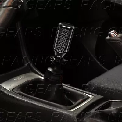 82mm Racing Black Aluminum Carbon Fiber 5 / 6-speed Manual Mt Shift Shifter Knob • $17.95