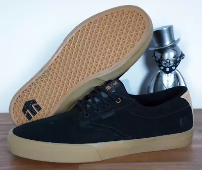 Etnies Skate Shoes Shoes Jameson Vulc BMX Fly Bikes Black Gum 9/42 Bike MTB • $60.78