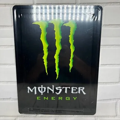 Monster Energy Drink Logo Aluminum Sign 11x8.5 • $8.88