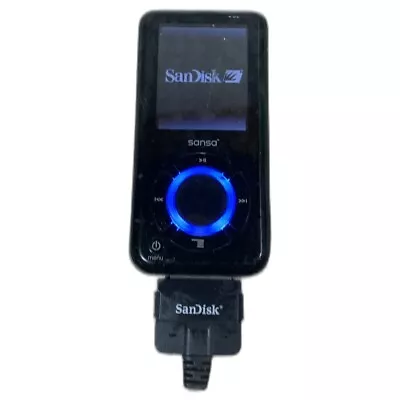 SanDisk Sansa E280 (8GB) Version 2 Digital Media MP3 Player Black. Works Great • $30.14