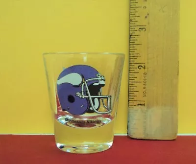 NFL Football Shot Glass Minnesota Vikings Helmet Logo Cup -  • $9.99