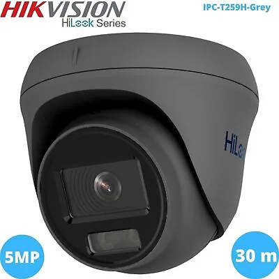 Hikvision Colorvu 5mp Grey Ip Cctv Camera Poe Outdoor 2.8mm Colour Night-vision • £62.95