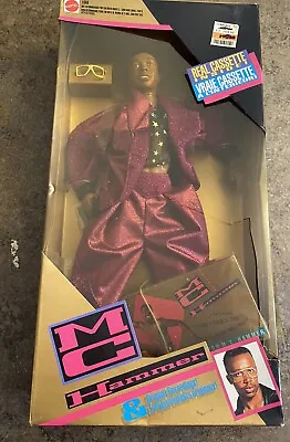 NEW 1991 MC Hammer #1090 Barbie KenLike Doll Exclusive REAL Cassette Tape Mattel • $25