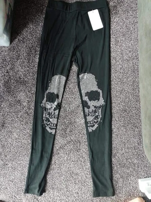 £9.99 • Buy SKULL LEGGINGS, Rtp-9.99 BLUE BANANA, Goth, Emo, Metal, Rock, Punk BNWT. OFFERS!