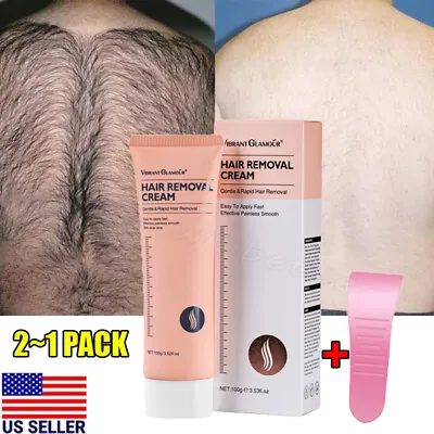 $9.35 • Buy 2~1Pcs Permanent Hair Removal Cream Painless Stop Hair Growth Inhibitor Remover