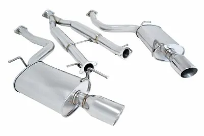 MEGAN 4.25x3.75  Dual SS Roll Tip OE RS Catback Exhaust For G35 G37 G37x 4D 07+ • $951.72