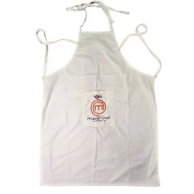 Master Chef Australia Star World TV Show Kitchen Apron White N7a • $19.99