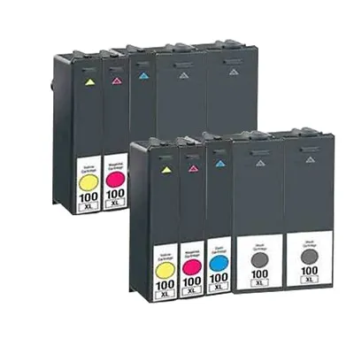 10 Ink Cartridge For Lexmark S815 S605 S505 205 S305 S402 705 S602 S405 100XL • £15.80