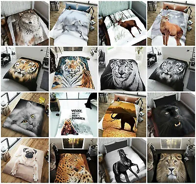 3D Animal Throws Luxury Cosy Warm Large Fleece Blanket Sofa Bed Double King Size • £9.99