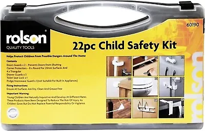 Rolson 60190 22pc Child Safety Kit Child Protection Home Guards • £9.99