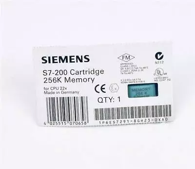 New ONE Siemens 6ES7291-8GH23-0XA0 S7-200 256KB Memory Card • $137.57