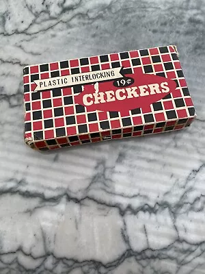 Vintage Checker Pieces  24  Pieces In Box Made In Japan • $8