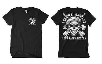 $23.49 • Buy Legion Foreign Skull T-shirt BLACK FB M2, Foreign Legion, Legio Patria Nostra,