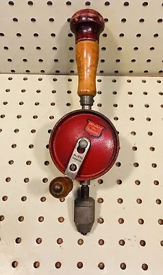 Vintage STANLEY Crank Hand Drill - Model 1220 - Defiance By STANLEY • $20