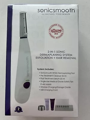 NIB & Sealed Michael Todd Beauty Sonicsmooth 2-in-1 Sonic Dermaplaning System • $39