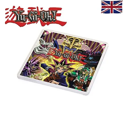 Yu-Gi-Oh! Anime TV Show Style Plastic Cup Coaster / Beer Mat Card Game Inspired • £4.25