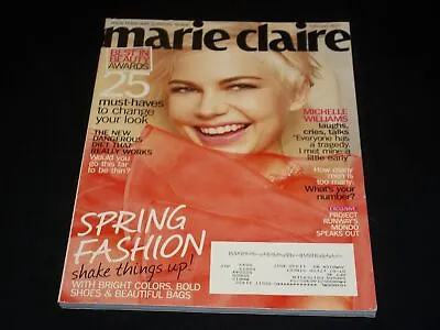 2011 February Marie Claire Magazine - Michelle Williams - Front Cover - L 3808 • $39.99