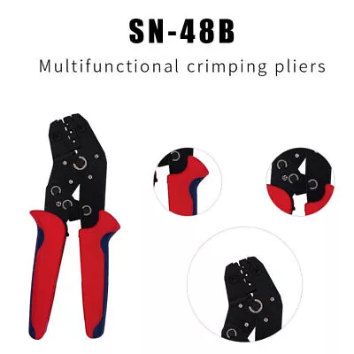 SN-48B Crimp Plier Tool 0.5-2.5mm 16-22 AWG Crimper For JST Molex Deutsch Pin • $18.33