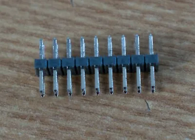 Straight Header Pin 9P 2 Row 2mm Pitch Tin Plate Pin For Prototyping 10pcs • £2.45