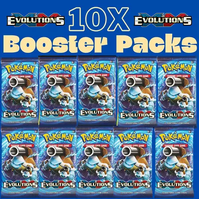 10x Evolutions XY Booster Pack Bundle • $177.26