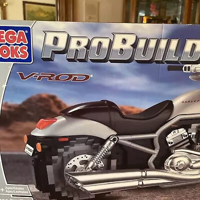 New 2003 Mega Bloks Harley-Davidson V-Rod ProBuilder Motorcycle Open Complete • $79.99