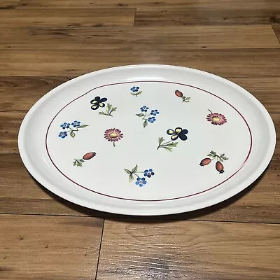 Large 19 1/2  Petite Fleur Plastic Tray By Villeroy & Boch • $25