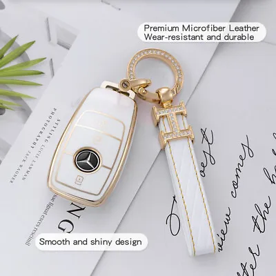 $18.68 • Buy TPU Silicone Car Key Fob Case Cover Keychain For Mercedes Benz A S C E G M Class