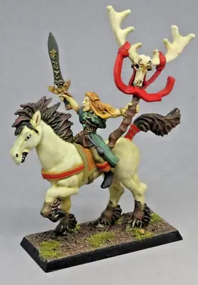 £15 • Buy Citadel Miniatures Wood Elf Mage On Horse - 4th Edition Army Set - Painted