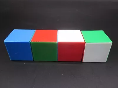 Instant Insanity 4 Cubes Plastic Brain Teaser Puzzle VINTAGE 1960s EXCELLENT • $9.95