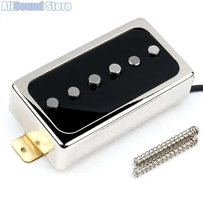 Vintage '56 Single Coil NECK PICKUP In HUMBUCKER Housing AlNiCo V - NICKEL • $49.99