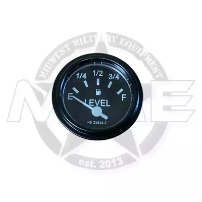 Black Replacement Fuel Level Gauge MS24544-2 M-Series Military Truck HMMWV H1 • $54.99