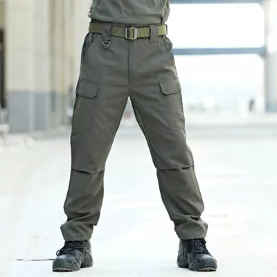 Mens Trousers Combat Cargo Pants Military Multi Pockets Outdoor Casual Work  • $24.50