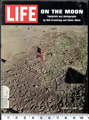 1969 Life Magazine Moon Landing Apollo 11 Watergate Franco Spain Vietnam Charles • $10