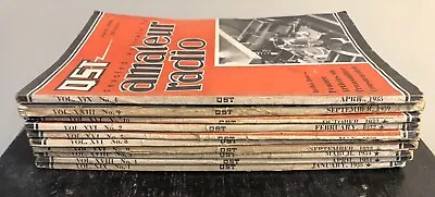 Lot Of 10 QST Amateur Radio Magazines - 1930’s! • $12