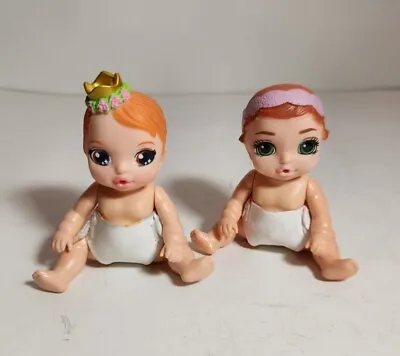 4  Zapf Creation Baby Born Surprise Doll Lot Mini Toy Crown Diaper Color Change • $10.80