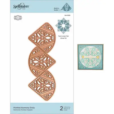 $33.50 • Buy Spellbinders Etched Dies - Pointed Harmony Doily S41061