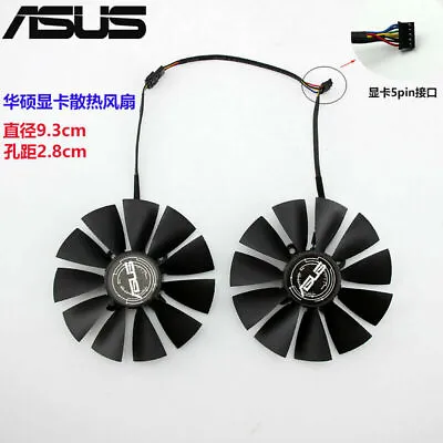 ASUS GTX970 980 980Ti 780 780Ti R9 285 Graphics Fan FD9015U12S • $22.85