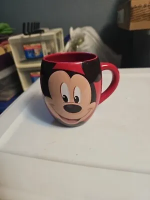 Disney 20 Oz Mickey Mouse “Oh Boy!” Red Coffee Mug • $15.25