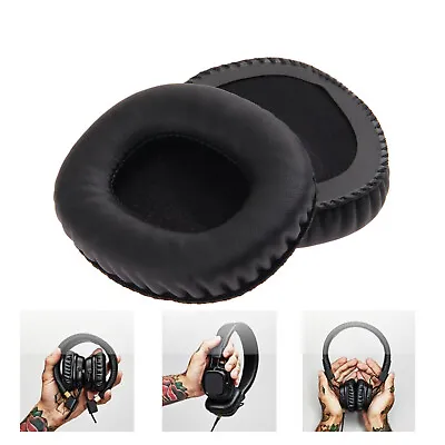 Black Leather Earpad Cushion Fit For Marshall Monitor Over-Ear Stereo Headphone • $9.62