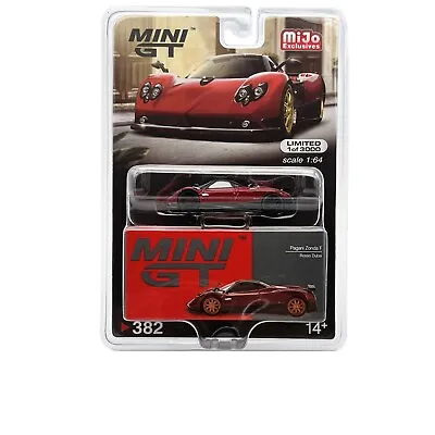 Mini GT 1:64 Pagani Zonda F Rosso Dubai Diecast Model Car MGT00382 Chase • $49.99