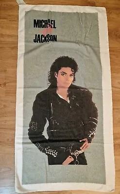 Michael Jackson 1988 LIVE Concert MEMORABILIA OFFICIAL TOWEL TRIUMPH  • $125