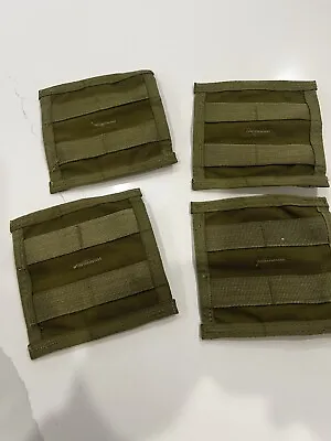 X4  Eagle Allied Industries Horizontal Pouch Adapter MOLLE Khaki SFLCS • $10.99