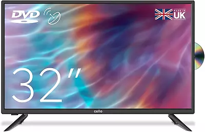 Cello ZF0223 32  Inch HD Ready LED TV With Built In DVD Player With Freeview HD  • £175.99