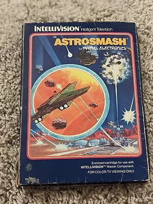Intellivision Astrosmash Game--boxed With Instructions  & Overlays • £3