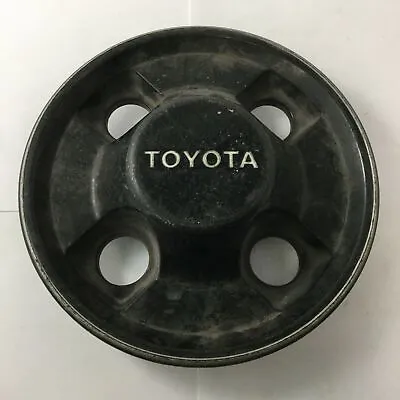 Toyota Factory Vintage 4 Lug Wheel Rim Center Hub Cap Black 7.25  TO197 • $12