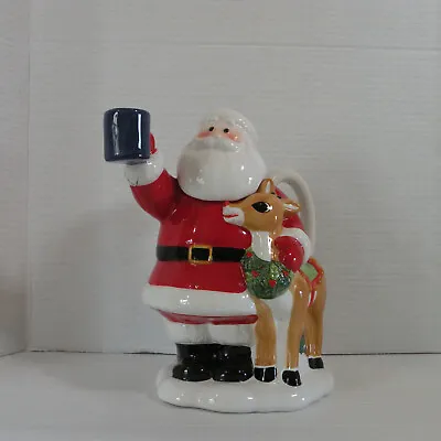 Vintage Lenox Rudolph The Red-Nosed Reindeer W/Santa Teapot Box • $30