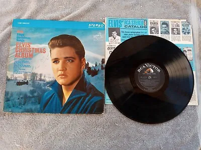 Elvis Presley - Elvis' Christmas Album - 1964 - RCA LSM1951(e) W/ Sleeve VG • $12.99