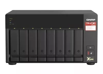 QNAP TS-873A-8G NAS Storage System - AMD Ryzen V1500B Quad-core (4 Core) 2.20 • $799.93