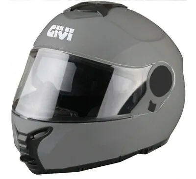 Motorcycle Helmet Scooter Modular GIVI X21 HX21 Titanium Matt Size L • $240.10