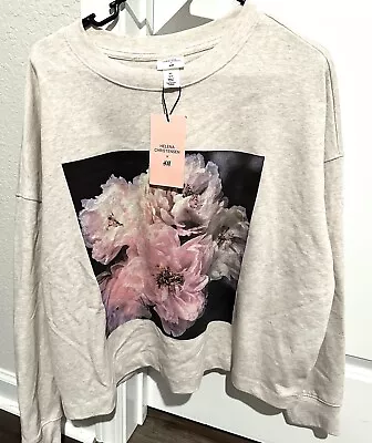 Limit Edition Helena Christensen X H&M Womens Sweatshirt Women’s Size L • $15